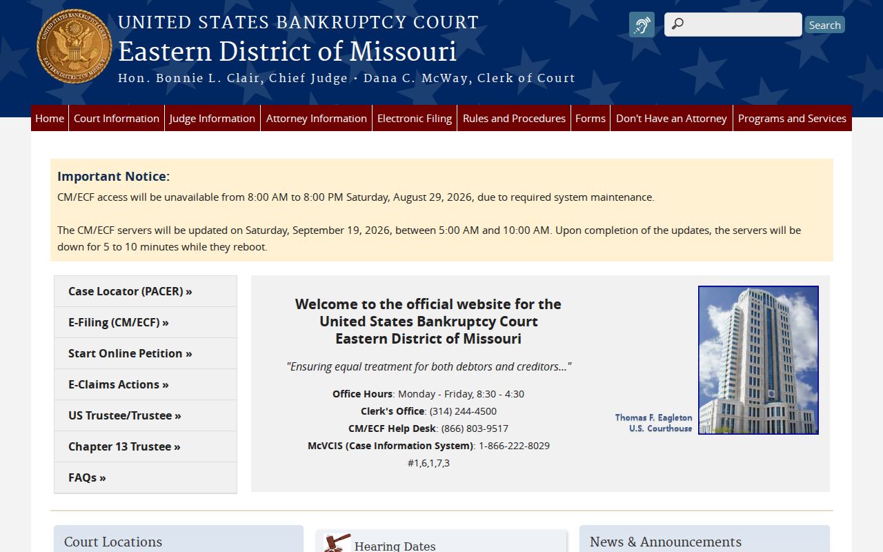 Lincoln County civil docket comparison source for Eastern District bankruptcy court